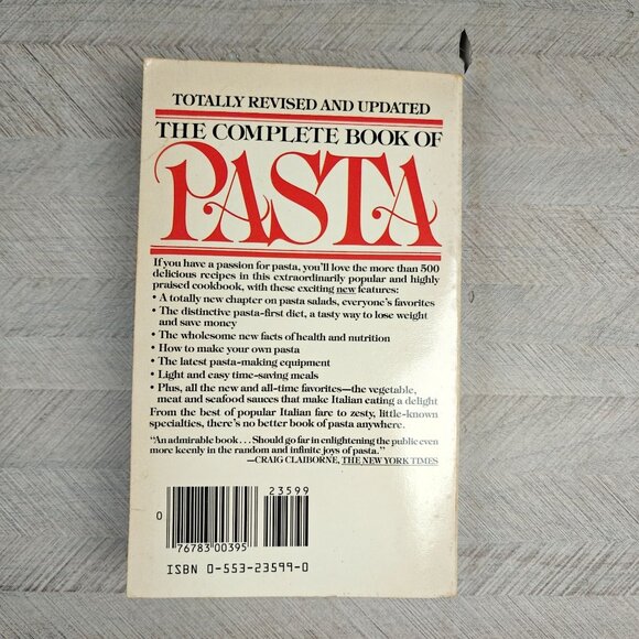 The Complete Book Of Pasta An Italian Cookbook Jack Denton Scott Vintage Ethnic - Picture 3 of 7